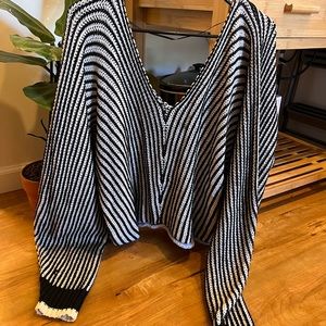 Urban Outfitters Black/White Sweater